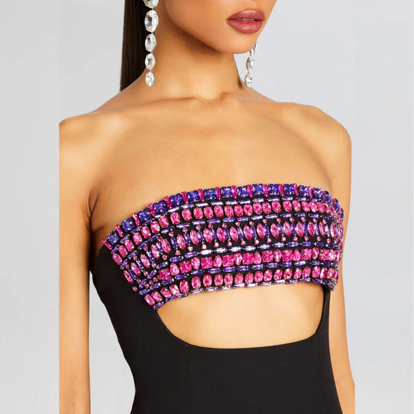 Martini Embellished Dress - S