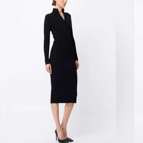 Mayfair Long Sleeve Midi Dress - 6 - 8