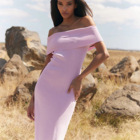 Monaco Off Shoulder Dress - 6(B)