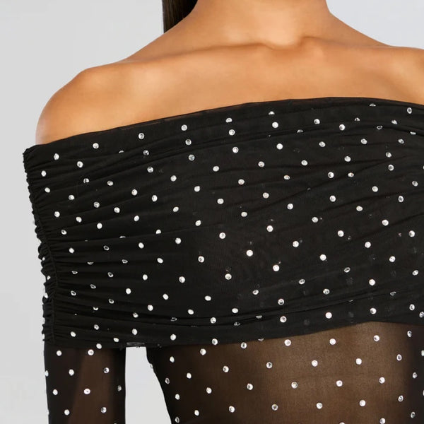 Oriana Mesh Top
