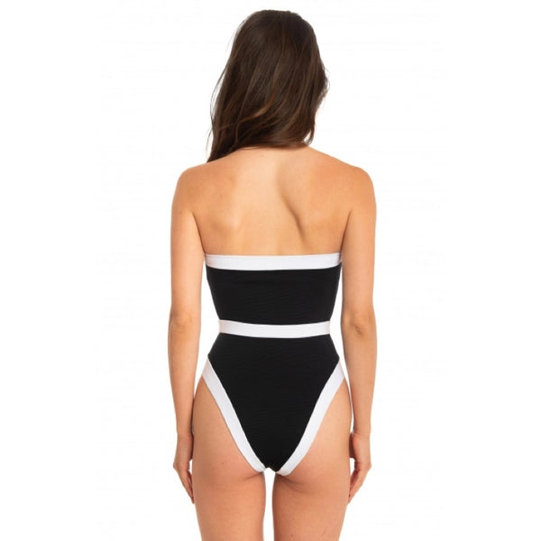 One Piece Bikini With Belt Pin Up Club PF012I