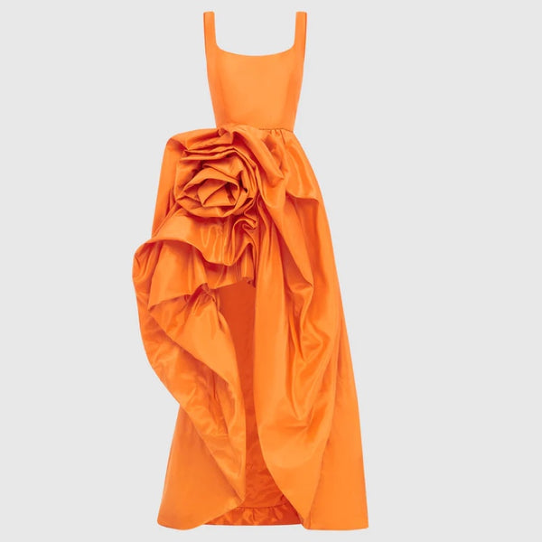 Illiana Rose Gown - Tangerine - 6 - 8