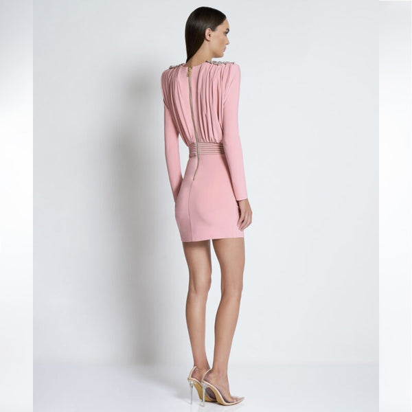 Roxy Rumbles Mini Dress in Nude