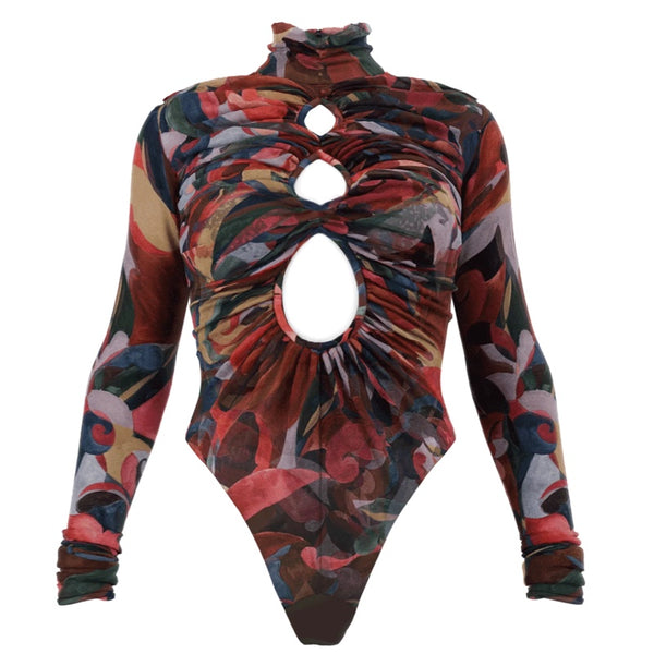 Salle Mesh Bodysuit - M
