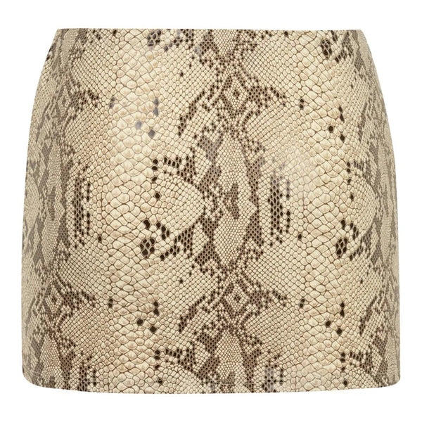 Scarlet Snake Printed Mini Skirt