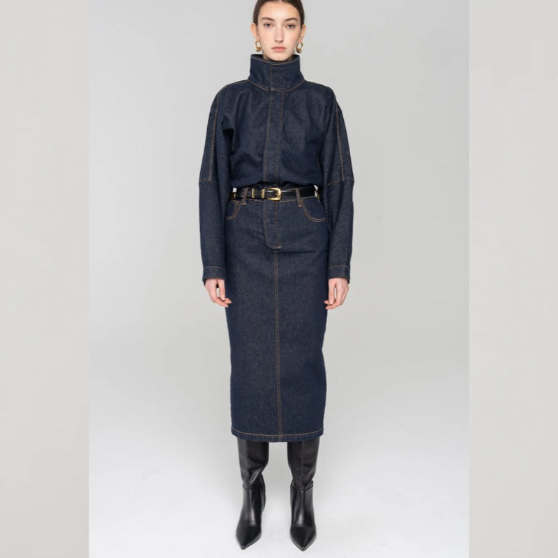 Sebastian Dress Dark Wash