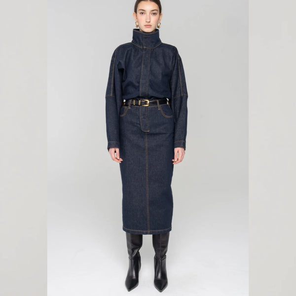 Sebastian Dress Dark Wash