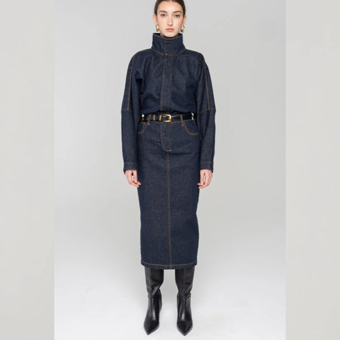 Sebastian Dress Dark Wash