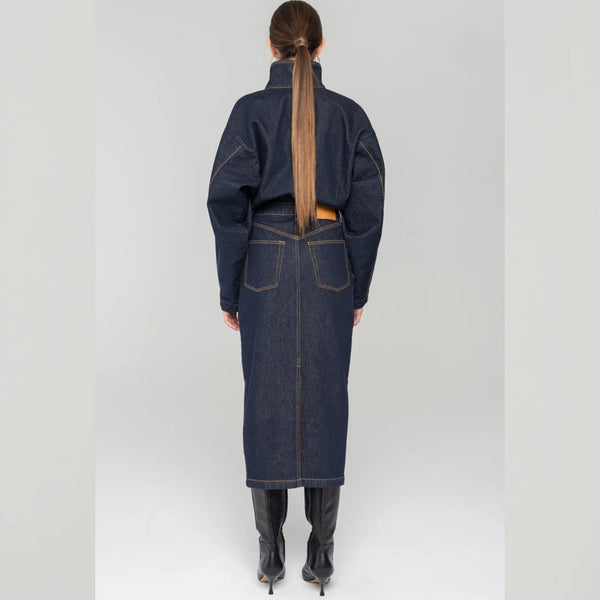 Sebastian Dress Dark Wash