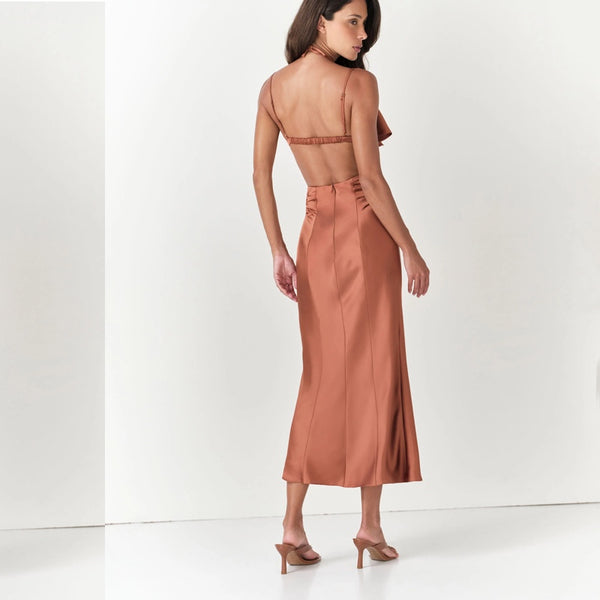 Vestido Mini Bronze
