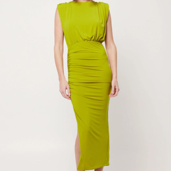 The Cove Dress in Chartreuse - 8 - 12