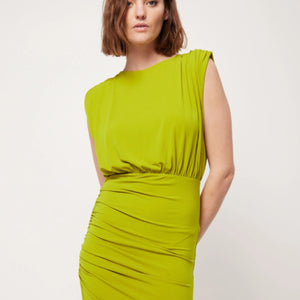 The Cove Dress in Chartreuse - 8 - 12