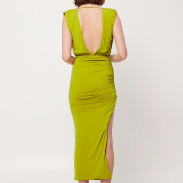 The Cove Dress in Chartreuse - 8 - 12