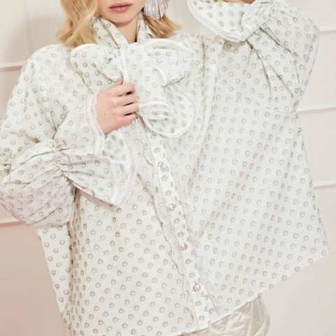 Ace High Oversized Bow Blouse