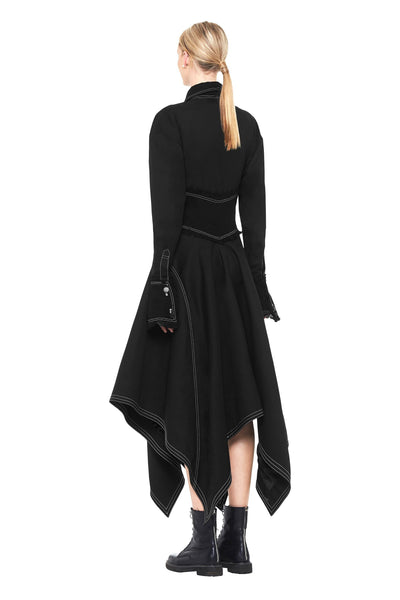 Long Cotton Handkerchief Dress