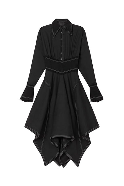 Long Cotton Handkerchief Dress
