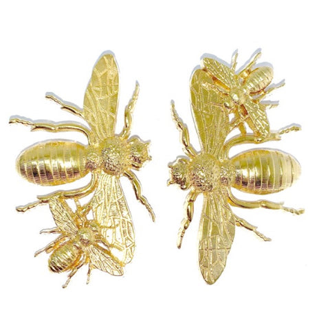 Double Bee Earrings