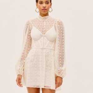 Etta Mini Dress Creme - M - L
