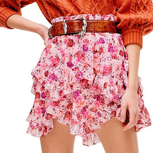 Evie Mini Skirt Tearose - M - L