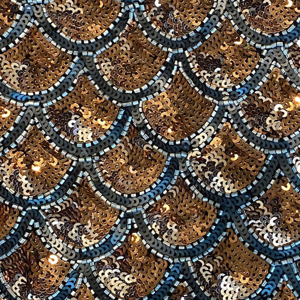 Fiona Fish Scale One Shoulder - L