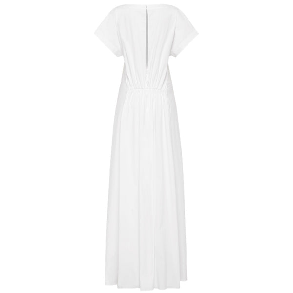 Gathered Front Maxi Dress