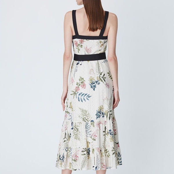 Hazel Cotton Day Dress Ecru - 8 - 10 - 12