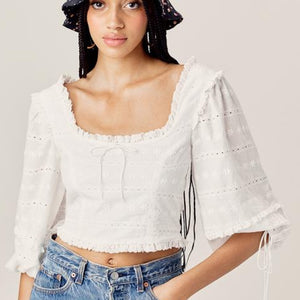 Iris Eyelet Blouse