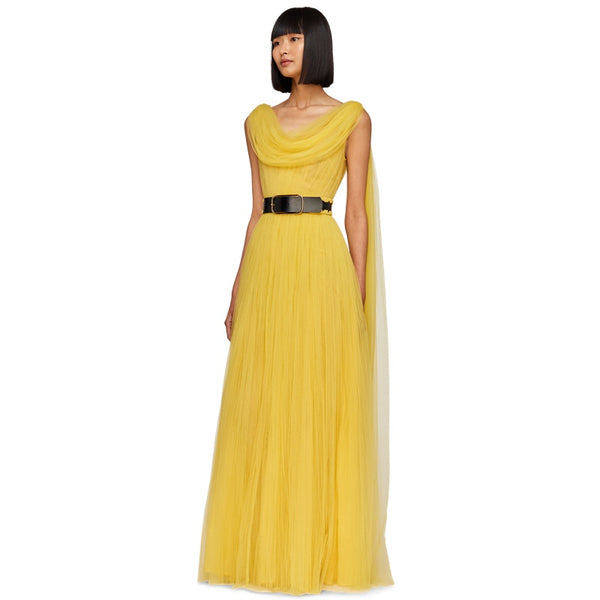 Juno Draped Floor Length Dress - 10 - 12