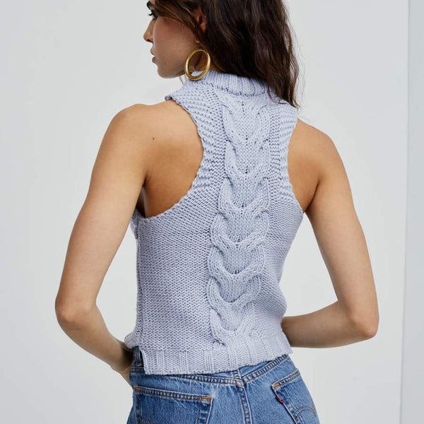 Keke Cable Knit Tank - XS (B)