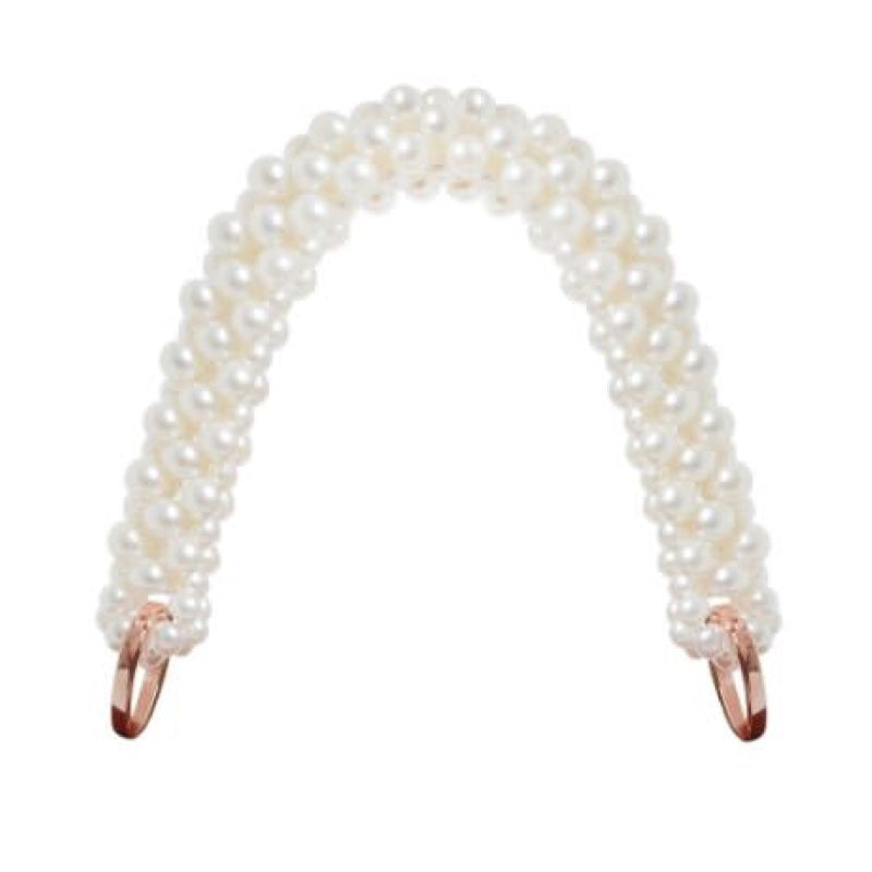 Large Beaded Handle with Rose Gold Ring