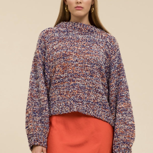 Lantern Sleeve Sweater Top - XS - 2M - L