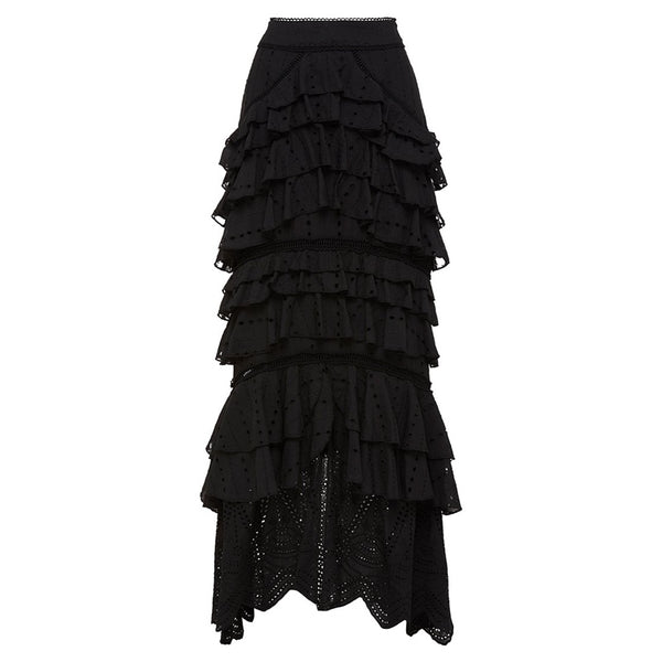 Lola Maxi Ruffle Skirt - 14