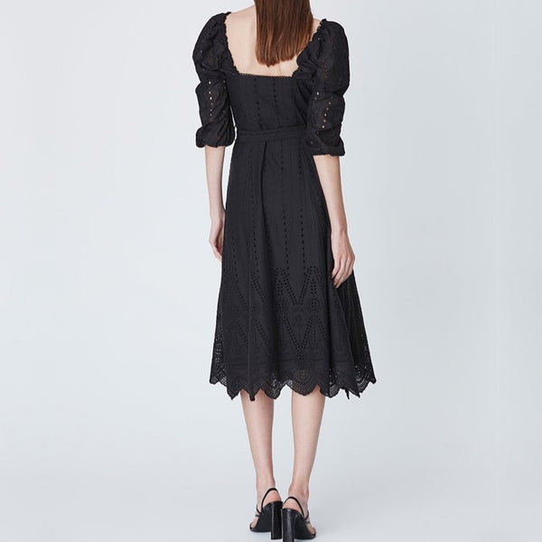Lola Off Shoulder Dress Black - 12 - 14