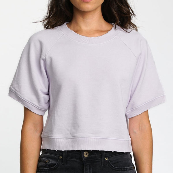 Loni Cropped French Terry Pullover