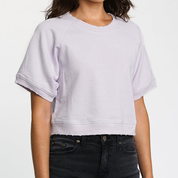 Loni Cropped French Terry Pullover