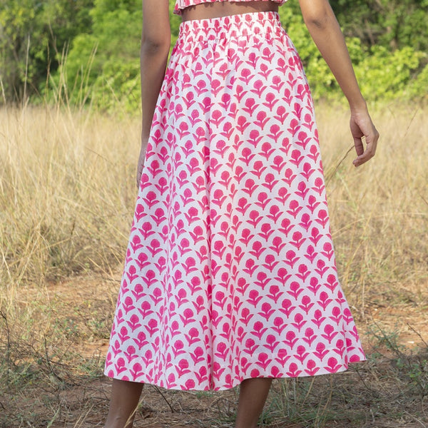 Loulou Skirt Pink Pottery - S