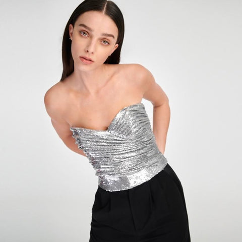 Milan Sequin Top - S - L