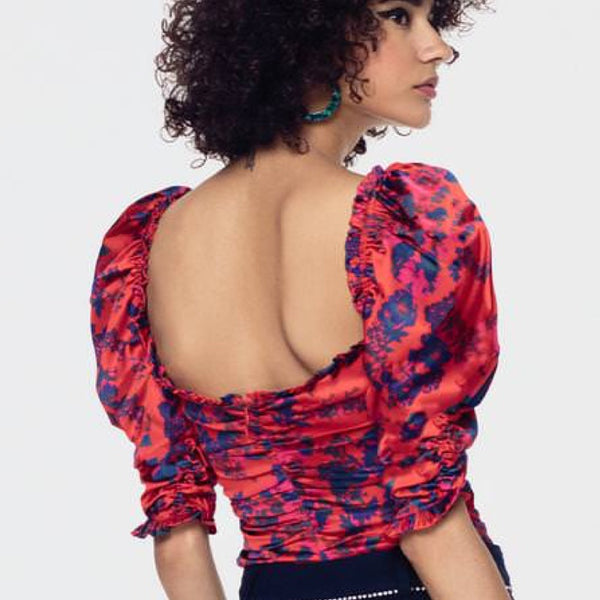 Monet Floral Bodysuit - S (B)