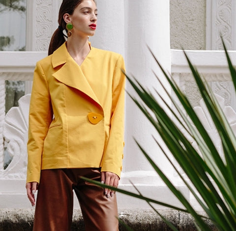 Mono Lapel Blazer