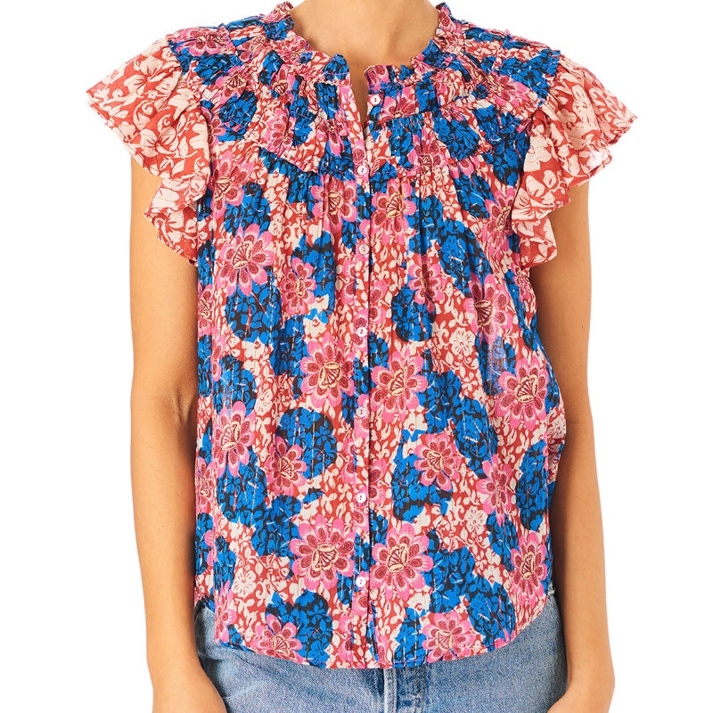 Regina Print Top