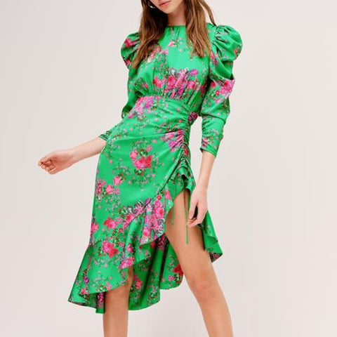 Ross Midi Dress Kelly Green - XS - M - L - SL