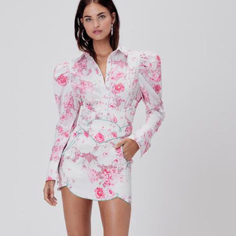 Saratoga Pink Floral Blouse