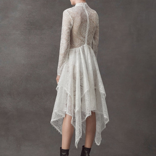 Serenity Lace Handkerchief Dress