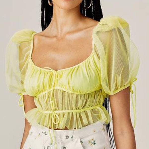 Sunshine Crop Top - S - M - L