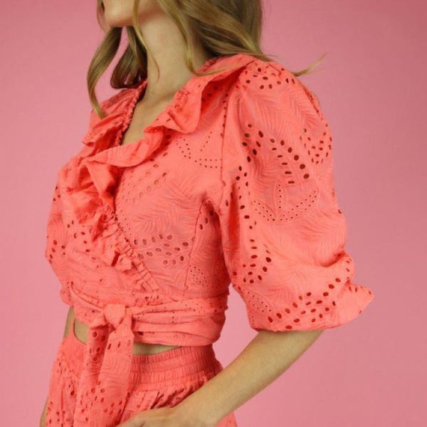 Villa Palma Embroidered Top