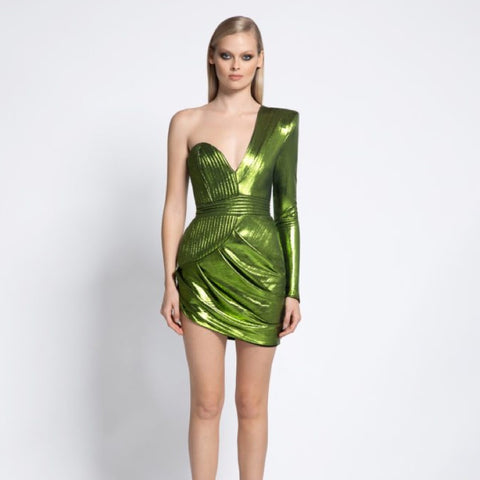 It's No Game Mettalic Mini Dress - 10(B)