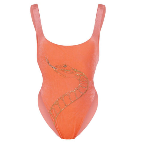 Michaela Coral Velvet - M - L