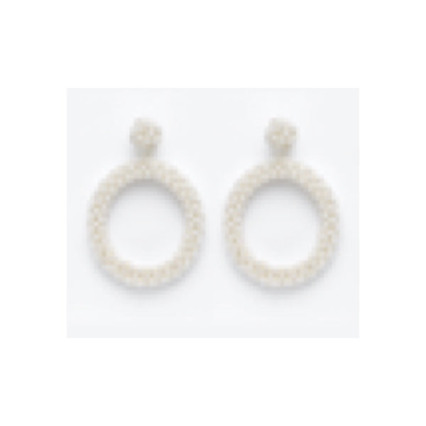 Pearl Drop Hoop Earclips