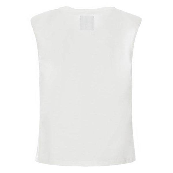 LC Logo Sleeveless Tee With Shoulder Pads Blue
