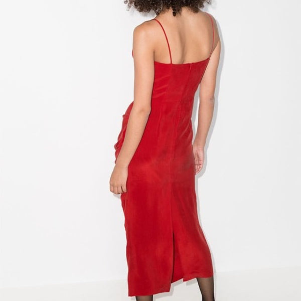 Spaghetti Strap Dress Red
